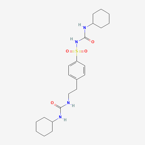 N-[4-(b-Cyclohexylureidoethyl)benzensulfonyl] N'-Cyclohexylurea (CAS: 10079-35-3) - Related Chemical Product