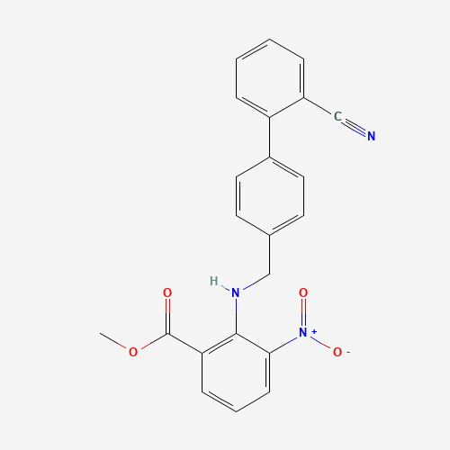 2-[[(2'-Cyano[1,1'-biphenyl]-4-yl)methyl]amino]-3-nitro-benzoic Acid Methyl Ester (CAS: 139481-28-0) - Related Chemical Product