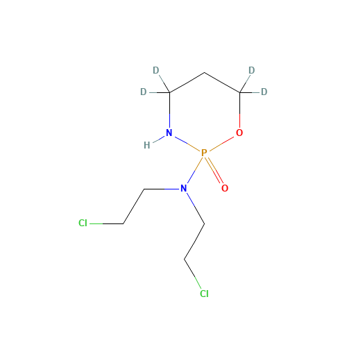 Cyclophosphamide-d4 (CAS: 173547-45-0) - Chemical Structure and Molecular Formula 