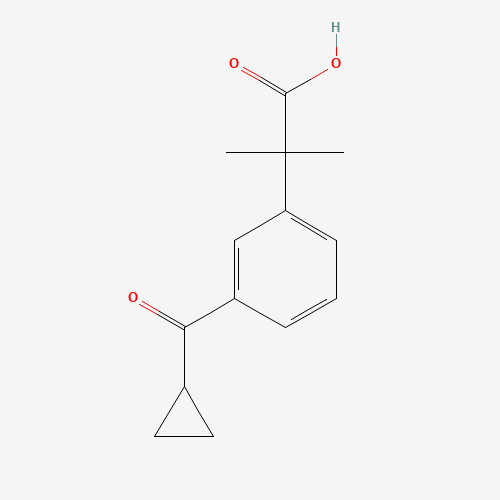 3-(Cyclopropylcarbonyl)-a,a-dimethylbenzeneacetic Acid (CAS: 162096-56-2) - Related Chemical Product