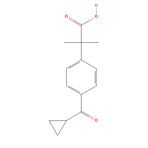 4-(Cyclopropylcarbonyl)-a,a-dimethylbenzeneacetic Acid (CAS: 162096-54-0) - Related Chemical Product