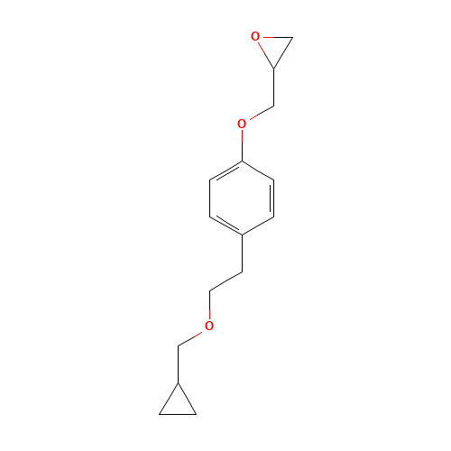 [[4-[2-(Cyclopropylmethoxy)ethyl]phenoxy]methyl]oxirane (CAS: 63659-17-6) - Related Chemical Product