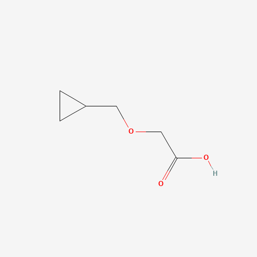 2-(Cyclopropylmethoxy)-acetic Acid (CAS: 246869-08-9) - Chemical Structure and Molecular Formula 