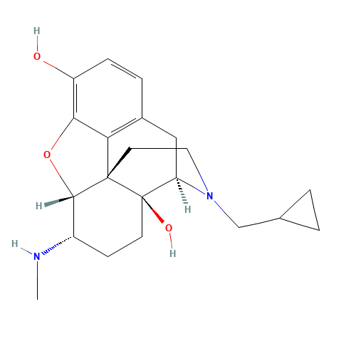 (5a,6a)-17-(Cyclopropylmethyl)-4,5-epoxy-6-(methylamino)-morphinan-3,14-diol (CAS: 102919-85-7) - Related Chemical Product