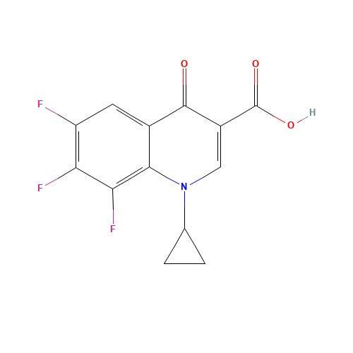 1-Cyclopropyl-6,7,8-trifluoro-1,4-dihydro-4-oxo-3-quinolinecarboxylic Acid (CAS: 94695-52-0) - Related Chemical Product