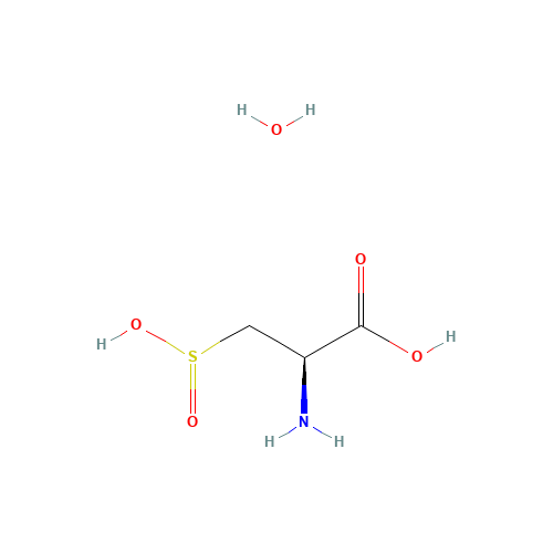 L-Cysteinesulfinic Acid,Monohydrate (CAS: 207121-48-0) - Chemical Structure and Molecular Formula 