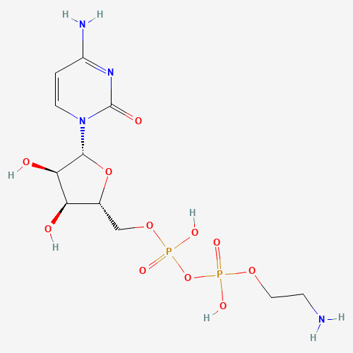 Cytidine 5'-Diphosphate Ethanolamine (CAS: 3036-18-8) - Chemical Structure and Molecular Formula 