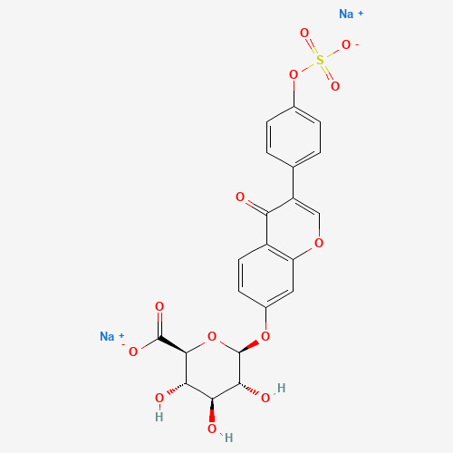 Daidzein 7-b-D-Glucuronide 4'-Sulfate Disodium Salt (CAS: 1041134-19-3) - Related Chemical Product