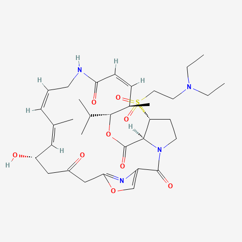 Dalfopristin (CAS: 112362-50-2) - Chemical Structure and Molecular Formula 