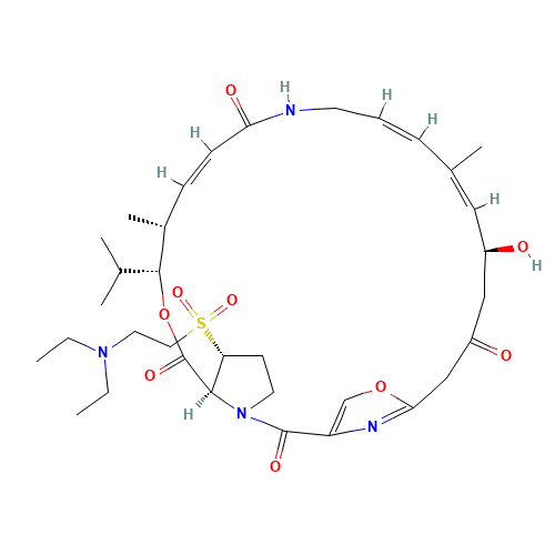 Dalfopristin (CAS: 112362-50-2) - Chemical Structure and Molecular Formula 