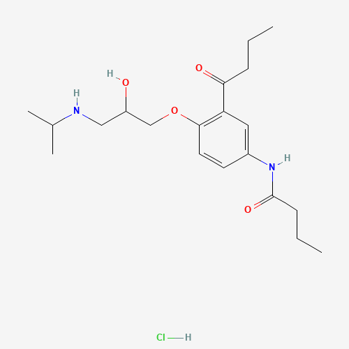 rac 3-Deacetyl-3-butanoyl Acebutolol Hydrochloride (CAS: 57898-71-2) - Related Chemical Product