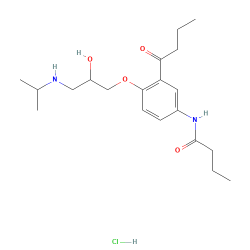 rac 3-Deacetyl-3-butanoyl Acebutolol Hydrochloride (CAS: 57898-71-2) - Related Chemical Product