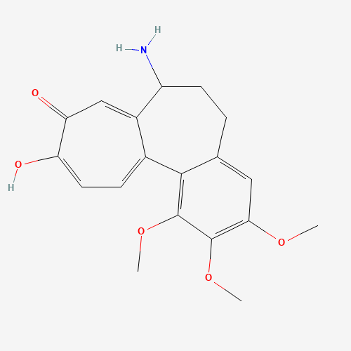 (R/S)-N-Deacetyl Colchiceine (CAS: 68296-64-0) - Chemical Structure and Molecular Formula 