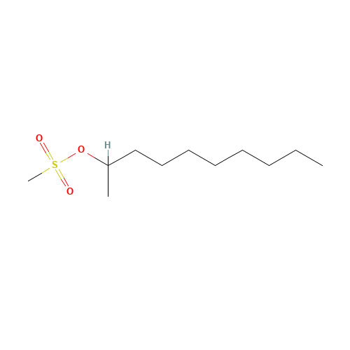 2-Decanol 2-Methanesulfonate (CAS: 156575-41-6) - Chemical Structure and Molecular Formula 