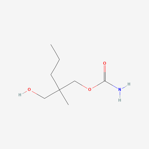 Decarboxamide Meprobamate (CAS: 1471-56-3) - Chemical Structure and Molecular Formula 