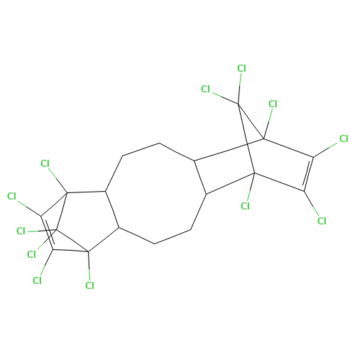 Dechlorane A (CAS: 13560-89-9) - Chemical Structure and Molecular Formula 