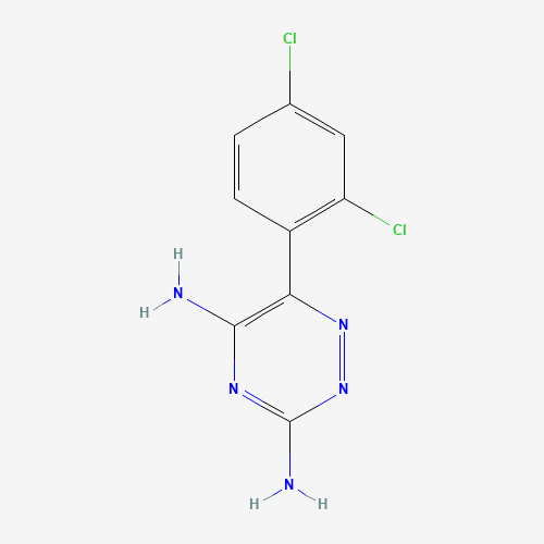 3-Dechloro-4-chloro Lamotrigine (CAS: 38943-76-9) - Chemical Structure and Molecular Formula 