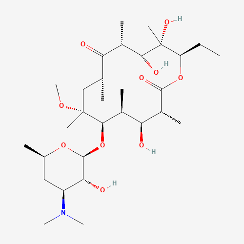 De(cladinosyl) Clarithromycin (CAS: 118058-74-5) - Chemical Structure and Molecular Formula 