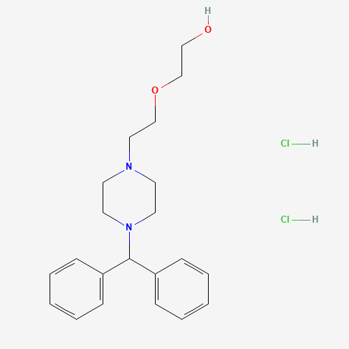 Decloxizine Dihydrochloride (CAS: 13073-96-6) - Chemical Structure and Molecular Formula 