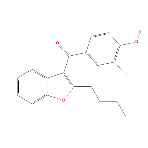 De(diethylaminoethyl-5-iodo) Amiodarone (CAS: 147030-50-0) - Related Chemical Product