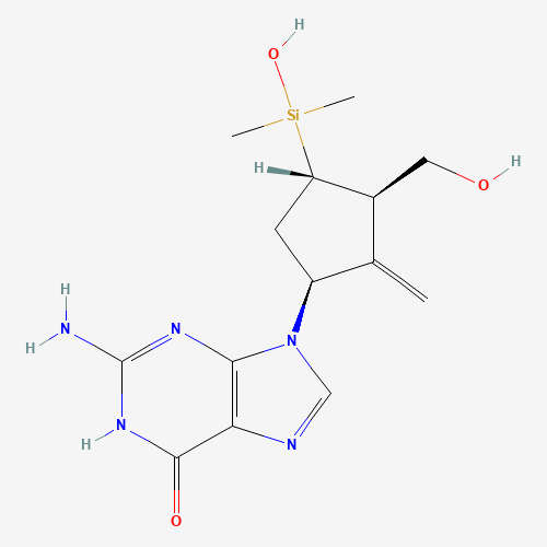 4-Dehydroxy-4-dimethylhydroxysilyl Entecavir (CAS: 870614-82-7) - Related Chemical Product