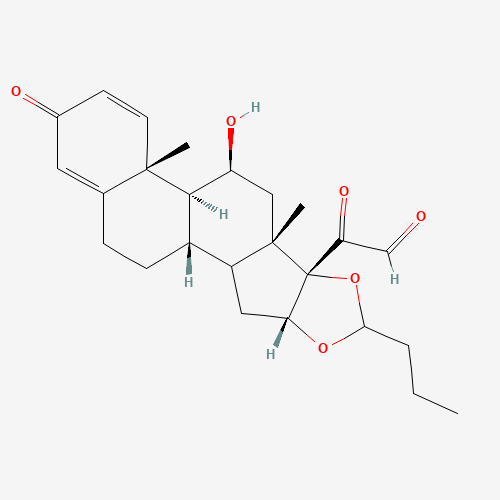 21-Dehydro Budesonide (CAS: 85234-63-5) - Chemical Structure and Molecular Formula 