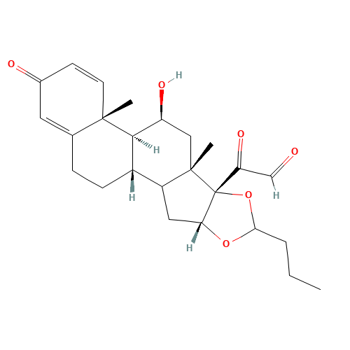 21-Dehydro Budesonide (CAS: 85234-63-5) - Chemical Structure and Molecular Formula 