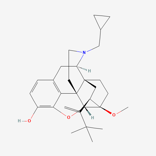 7-Dehydroxy Buprenorphine(Buprenorphine Impurity F) (CAS: 97203-04-8) - Chemical Structure and Molecular Formula 