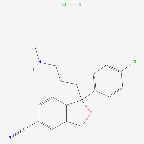 Demethylchloro Citalopram Hydrochloride (CAS: 64372-52-7) - Related Chemical Product