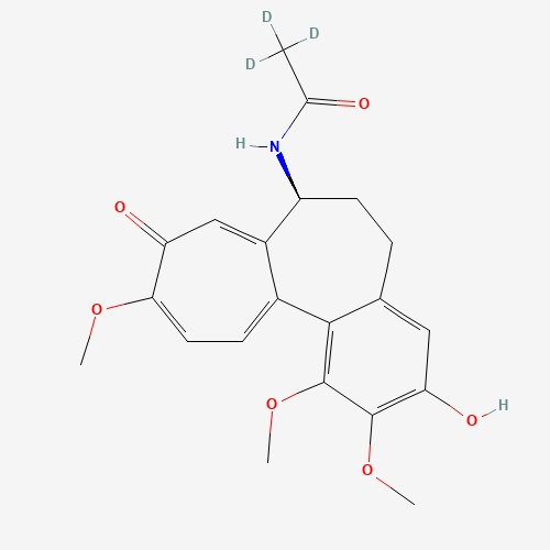 3-Demethyl Colchicine-d3 (CAS: 1314417-96-3) - Chemical Structure and Molecular Formula 