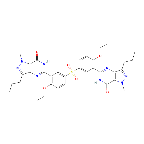 De(methypiperazinyl) Sildenafil Dimer Impurity (CAS: 1346603-48-2) - Related Chemical Product