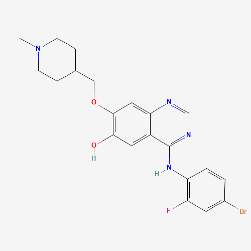 O-Demethyl Vandetanib (CAS: 910298-60-1) - Chemical Structure and Molecular Formula 