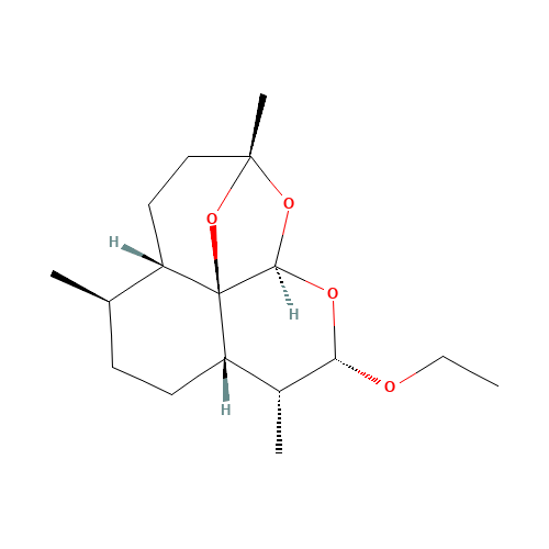 Deoxy Arteether (CAS: 112297-79-7) - Chemical Structure and Molecular Formula 