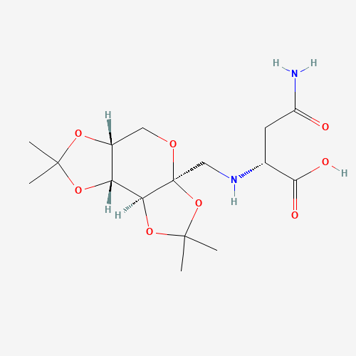 N2-[1-Deoxy-2,3:4,5-bis-O-(1-methylethylidene)-b-D-fructopyranos-1-yl]-L-asparagine (CAS: 794477-75-1) - Related Chemical Product