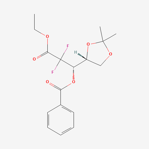 2-Deoxy-2,2-difluoro-4,5-O-isopropylidene-D-threo-pentonic Acid Ethyl Ester Benzoate (CAS: 143234-92-8) - Related Chemical Product
