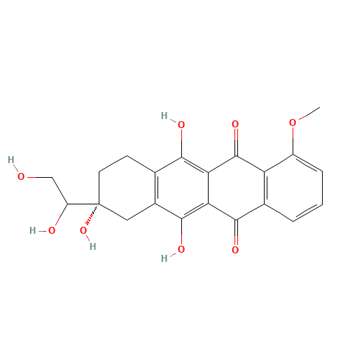7-Deoxy Doxorubicinol Aglycone (Mixture of Diastereomers) 85% (CAS: 187105-52-8) - Related Chemical Product