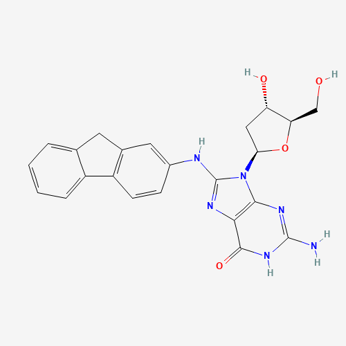 2'-Deoxy-8-(9H-fluoren-2-ylamino)-guanosine (CAS: 73051-69-1) - Related Chemical Product