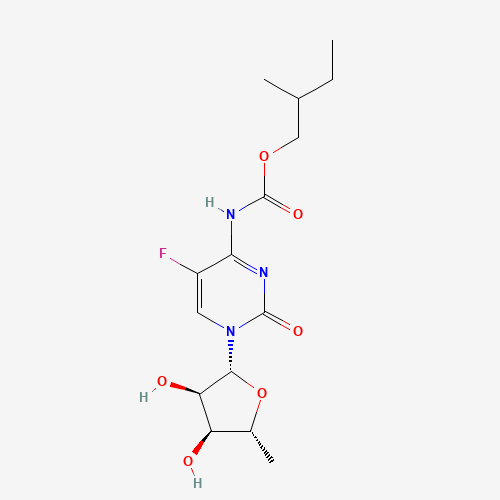 5'-Deoxy-5-fluoro-N-[(2-methylbutoxy)carbonyl]cytidine (CAS: 910129-15-6) - Related Chemical Product