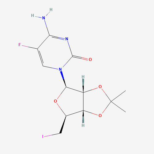 5'-Deoxy-5'-iodo-2',3'-O-isopropylidene-5-fluorocytidine (CAS: 61787-05-1) - Related Chemical Product