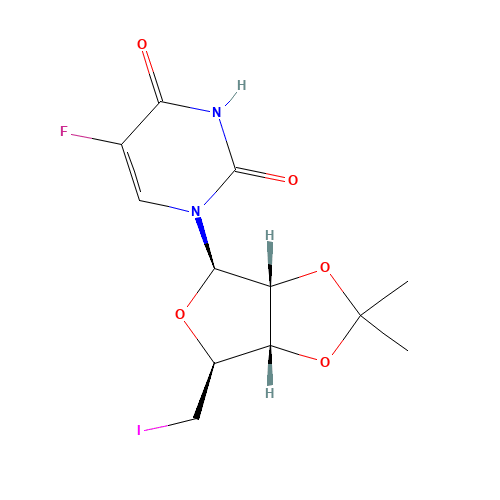5'-Deoxy-5'-iodo-2',3'-O-isopropylidene-5-fluorouridine (CAS: 61787-10-8) - Related Chemical Product
