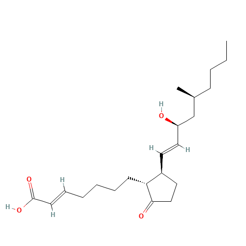 11-Deoxy Limaprost (CAS: 853998-93-3) - Chemical Structure and Molecular Formula 