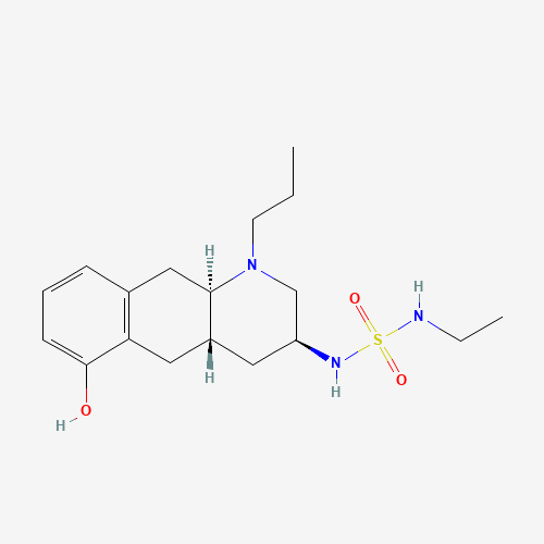 N-Desethyl Quinagolide Hydrochloride (CAS: 1049775-69-0) - Chemical Structure and Molecular Formula 