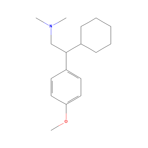 Deoxy Venlafaxine (CAS: 1076199-92-2) - Chemical Structure and Molecular Formula 