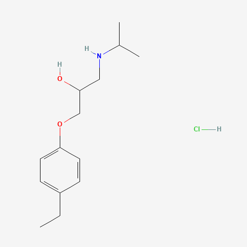 Des[4-(2-cyclopropylmethoxy)] Betaxolol Hydrochloride (CAS: 464877-45-0) - Chemical Structure and Molecular Formula 