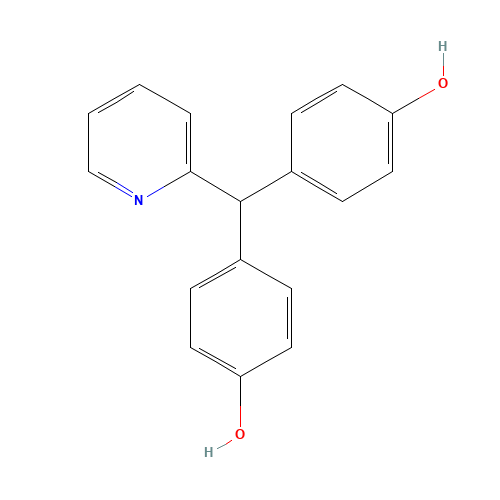 Desacetyl Bisacodyl (CAS: 603-41-8) - Chemical Structure and Molecular Formula 