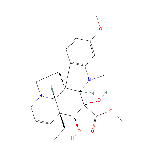 Desacetyl Vindoline (CAS: 3633-92-9) - Chemical Structure and Molecular Formula 