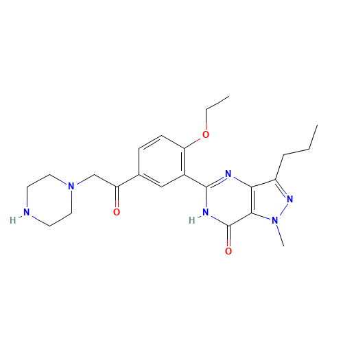 N-Desethyl Acetildenafil (CAS: 147676-55-9) - Related Chemical Product