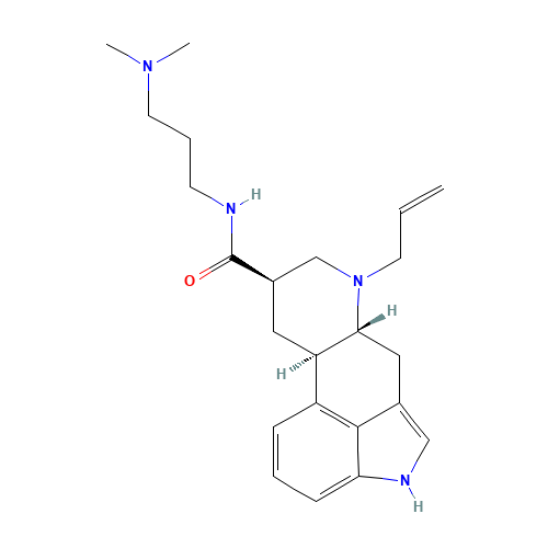 Desethylcarbamoyl Cabergoline (CAS: 85329-86-8) - Chemical Structure and Molecular Formula 