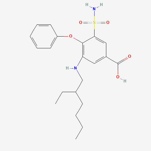 N-Desbutyl-N-(2-ethylhexyl) Bumetanide (CAS: 153012-65-8) - Related Chemical Product