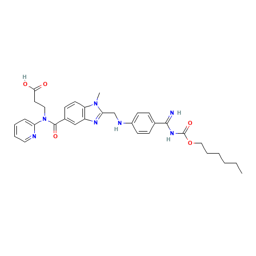 Desethyl Dabigatran Etexilate (CAS: 212321-78-3) - Chemical Structure and Molecular Formula 